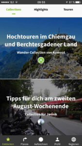 Komoot-Entdecken-Apps