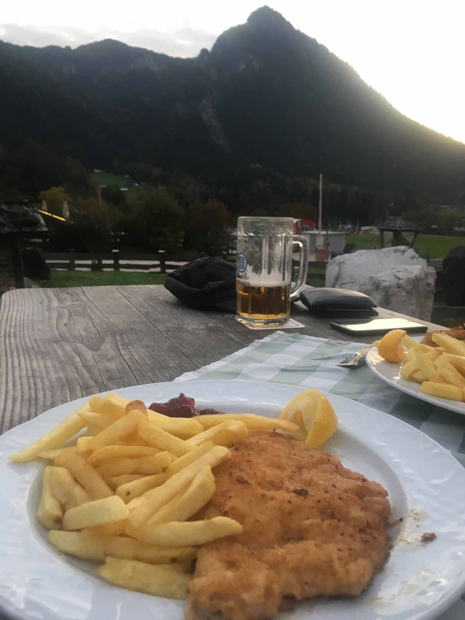 Abendessen-Watzmannhaus