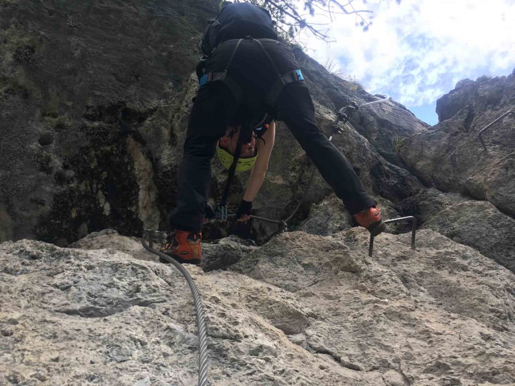 Grünstein Klettersteig - Thomas