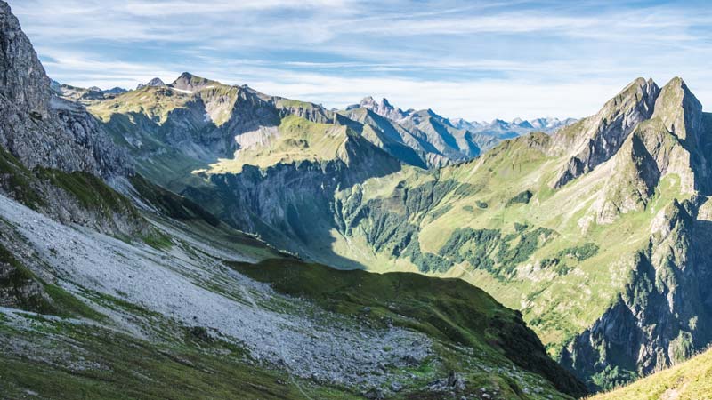Ausblick auf das Allgäu - Alpen
