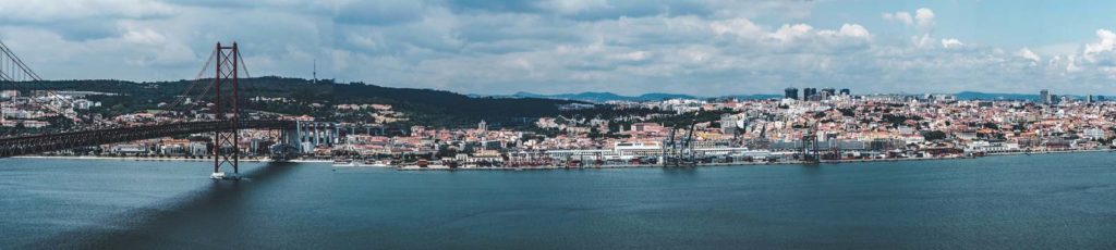 Panorama über Lissabon Sehenswürdigkeiten