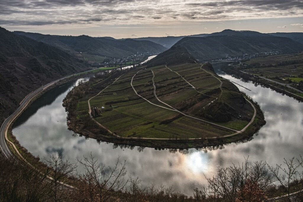 Ausblick auf die Moselschleife