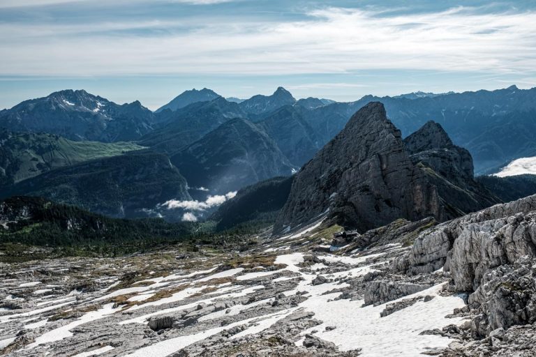 Wanderung zum Hochzint mit Blick auf die Berchtesgadener Alpen