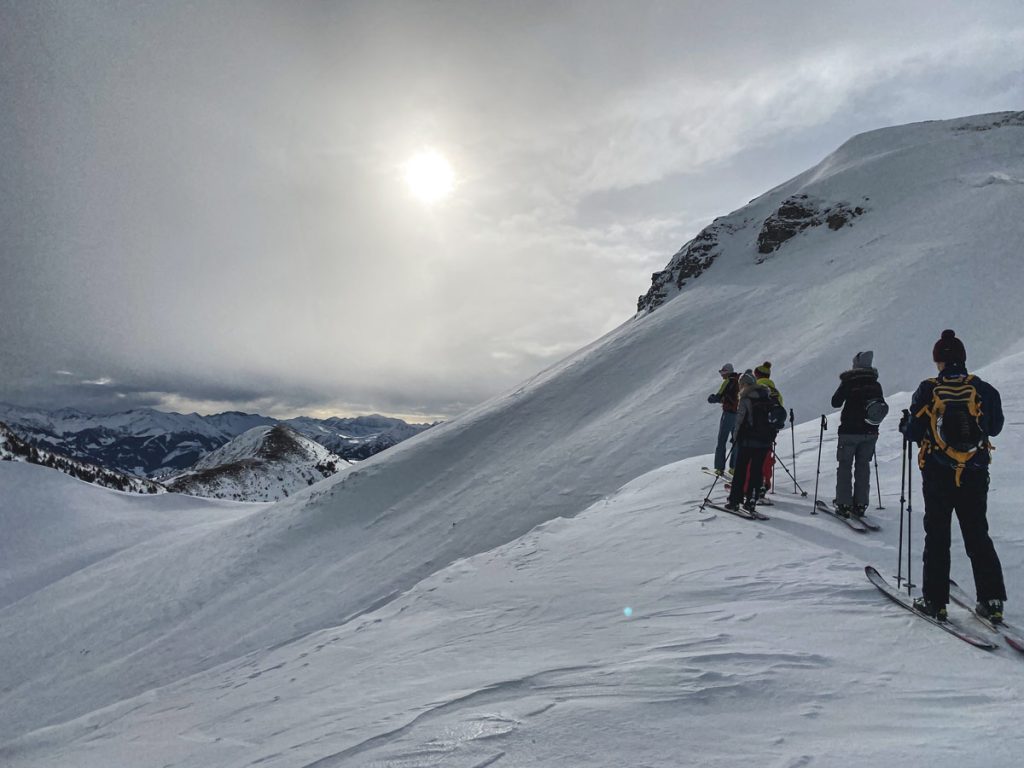 Skitour mit tollem Ausblick